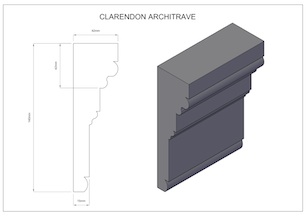 Clarendon-Architrave small