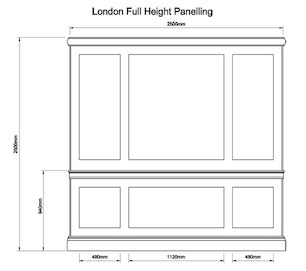 London Full Height Panelling small
