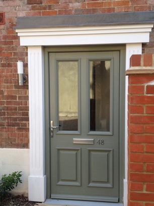 Fitted joinery front door