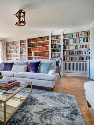 Fitted joinery bookcases