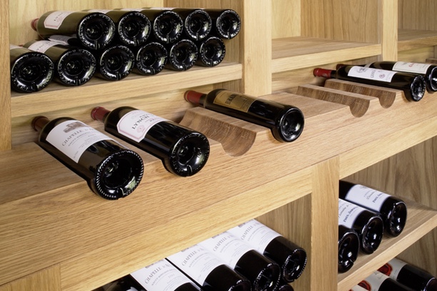 Fitted joinery wine storage image 5