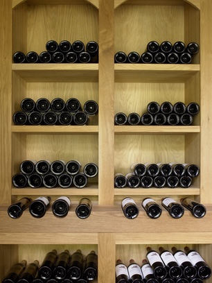Fitted joinery wine storage image 3